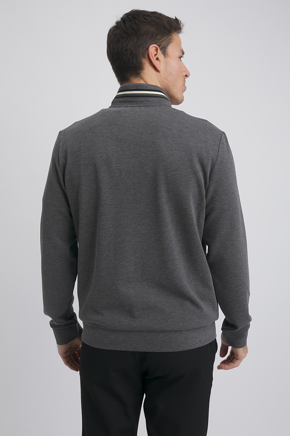 sudadera benson cherry senzo kaki - Imagen 3
