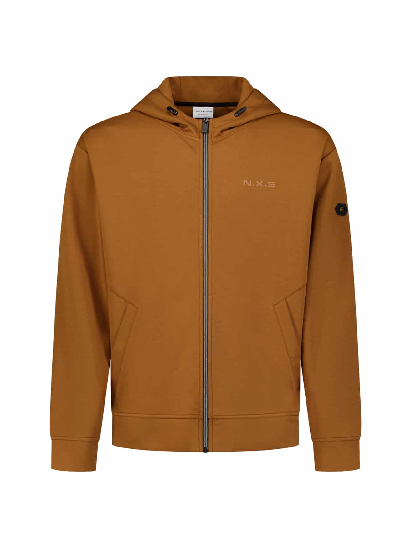 sudadera Full Zip Hooded caramel - Imagen 6