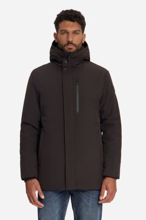 Abrigo Hooded Softshell earth