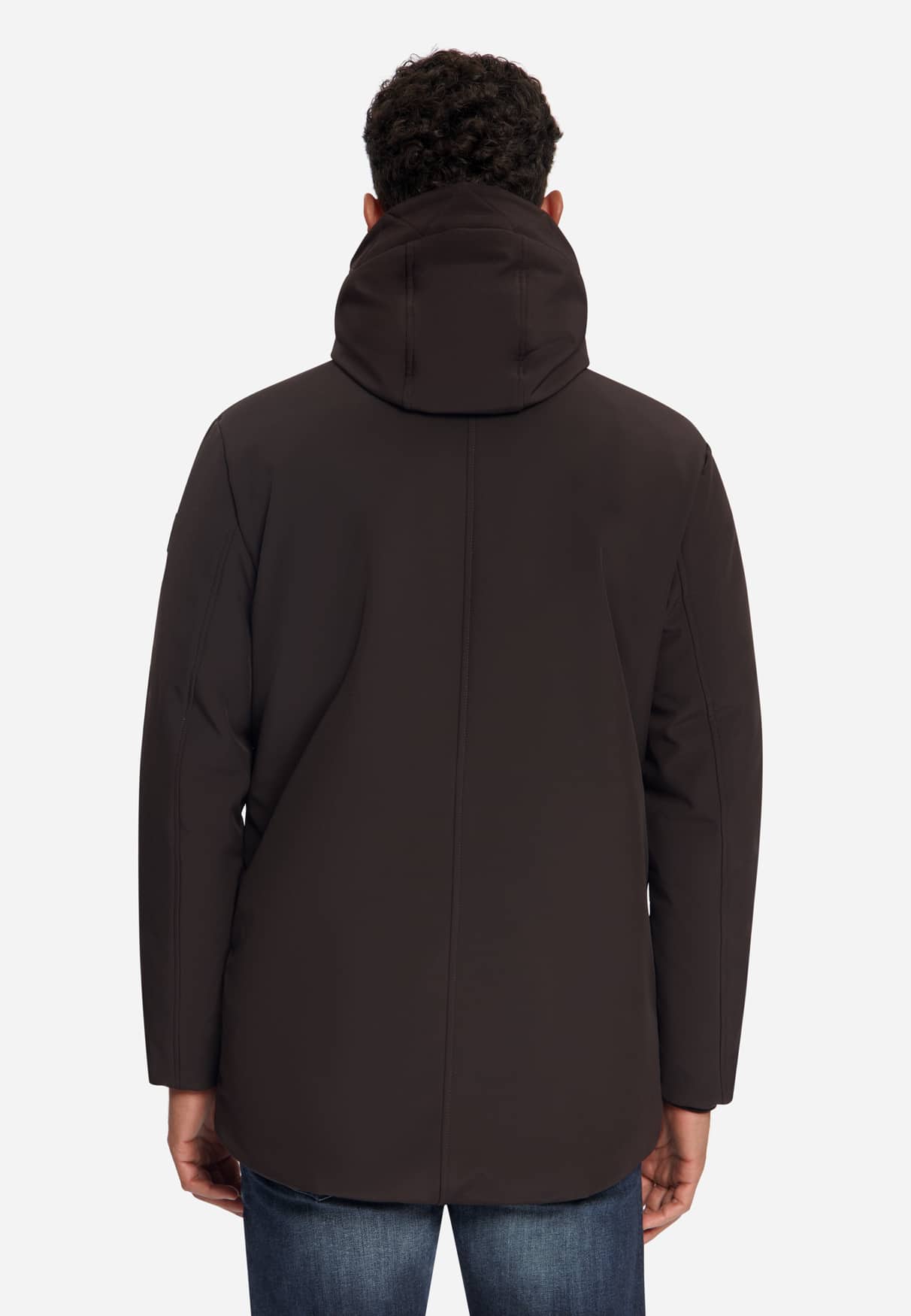 Abrigo Hooded Softshell earth - Imagen 5