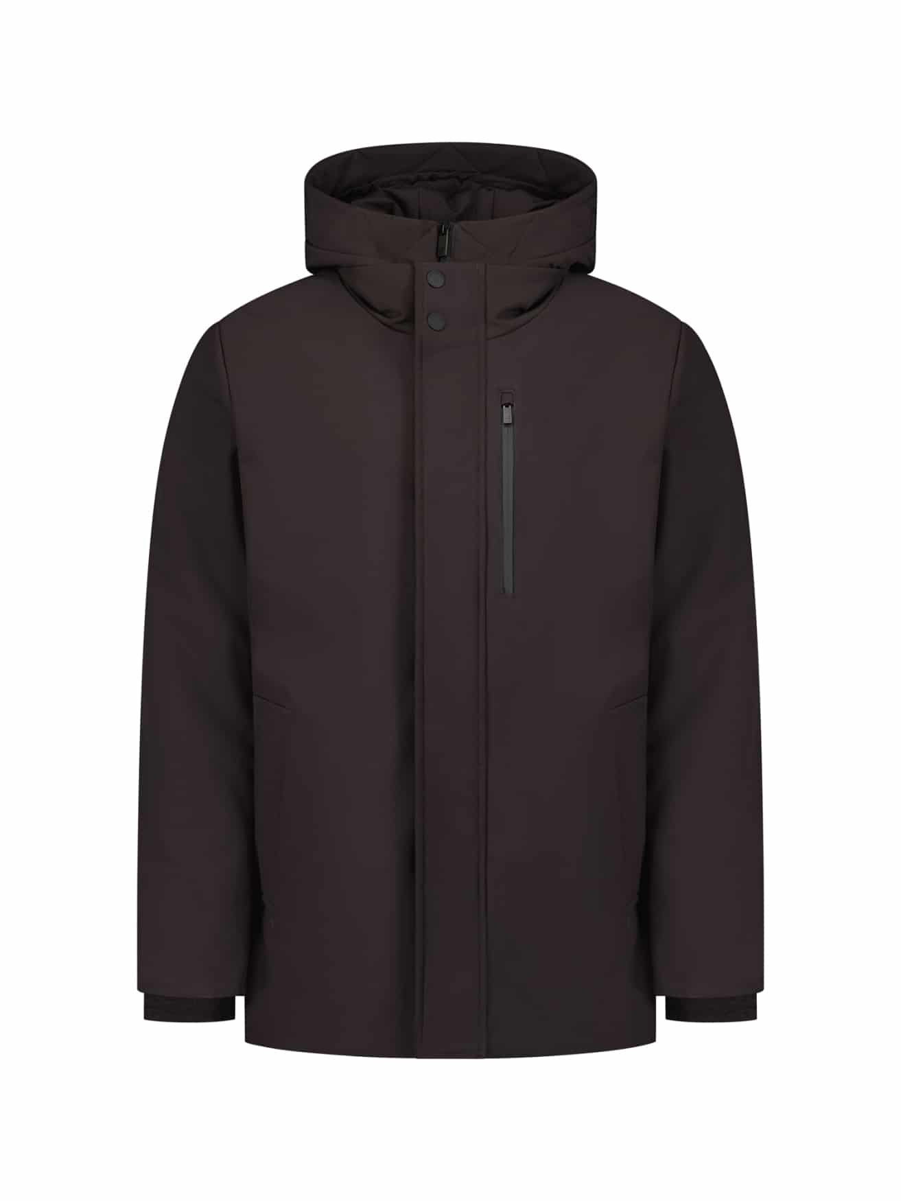 Abrigo Hooded Softshell earth - Imagen 6