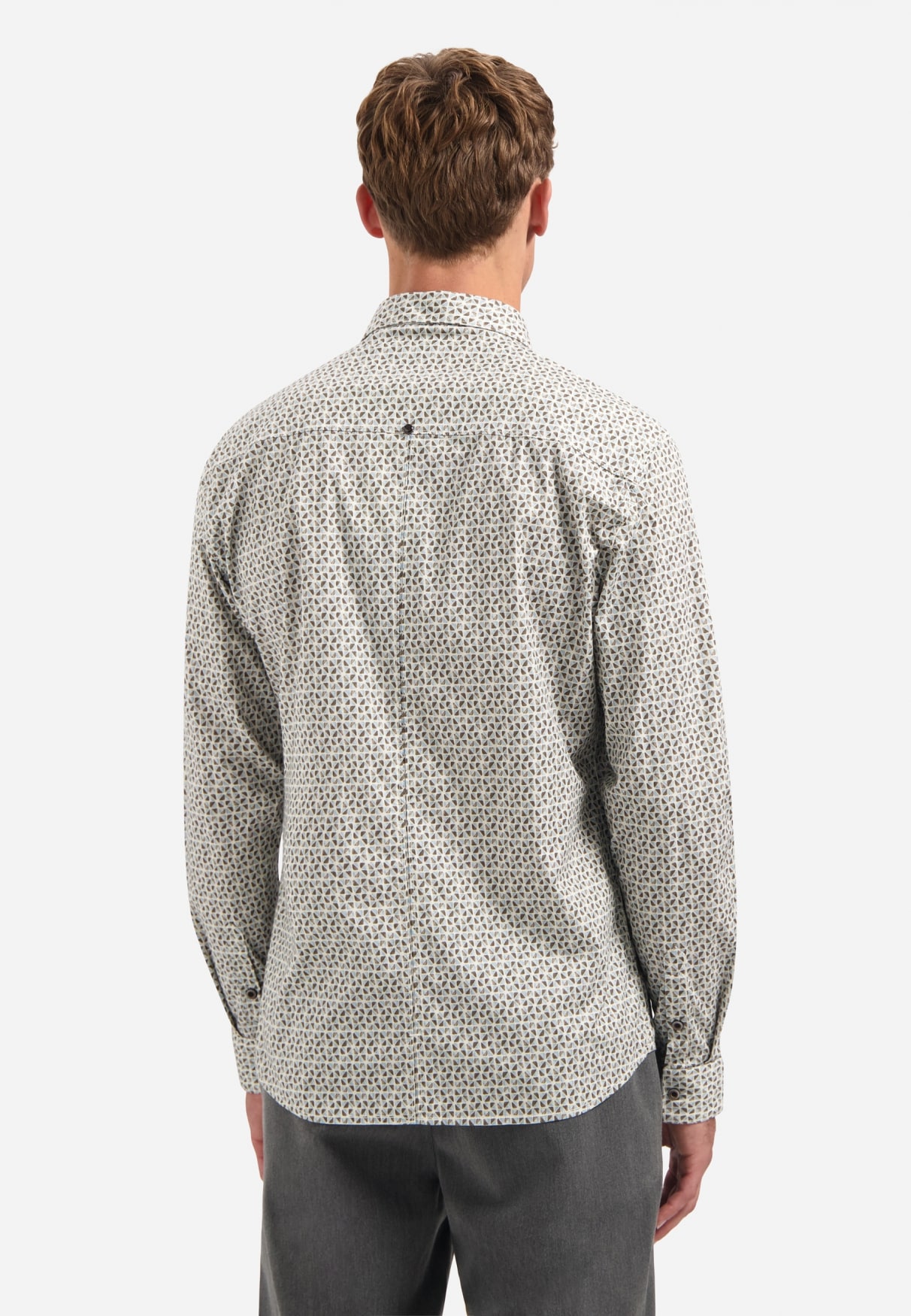 camisa alover printed taupe - Imagen 4