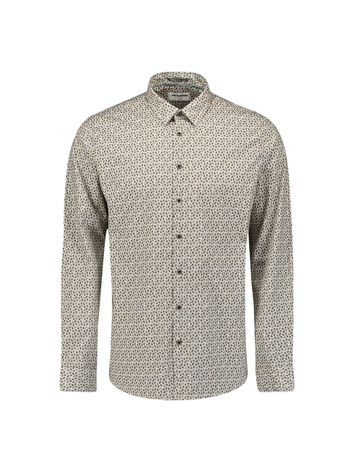 camisa alover printed taupe - Imagen 5