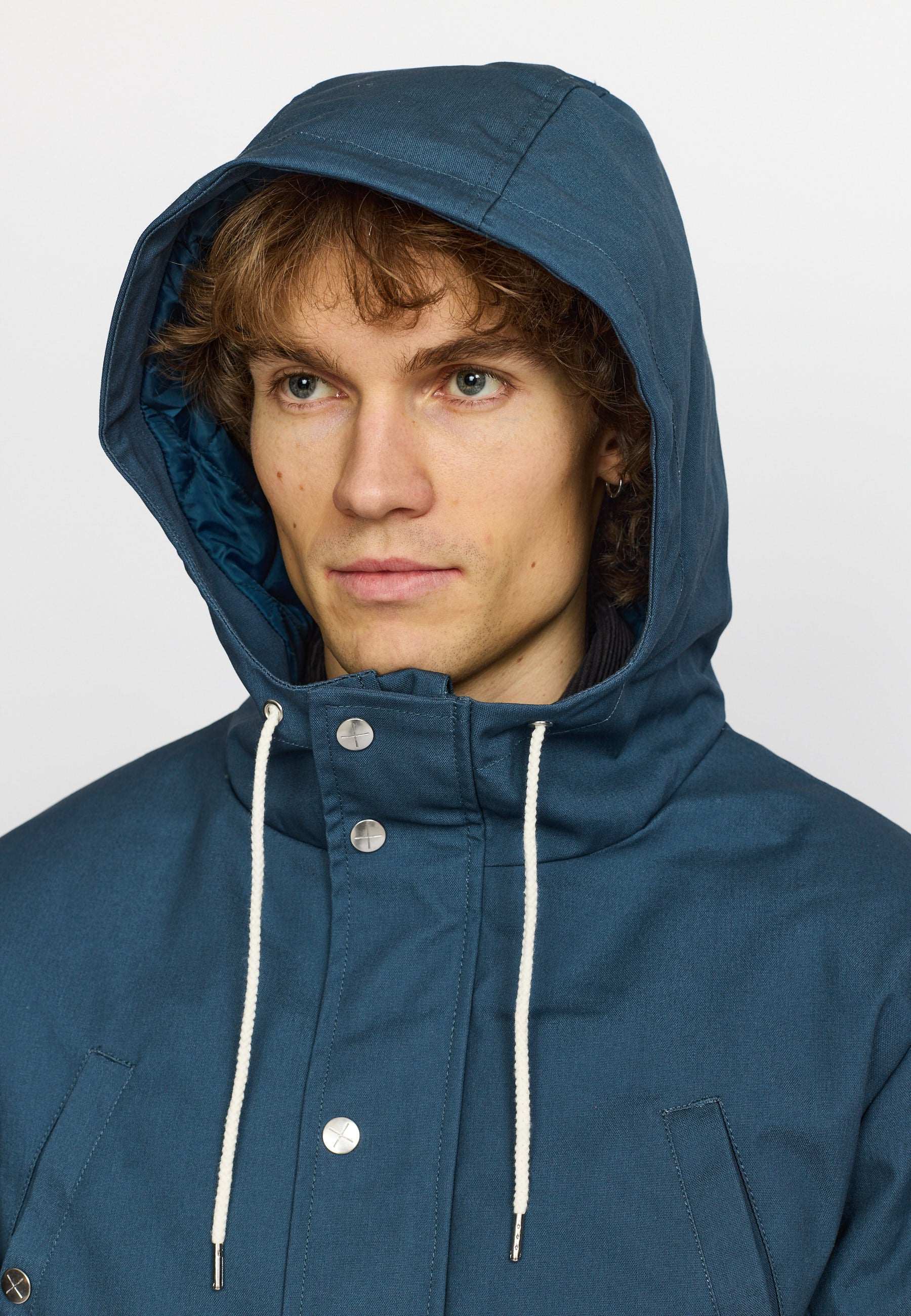 abrigo revolution 7246 dark blue - Imagen 5