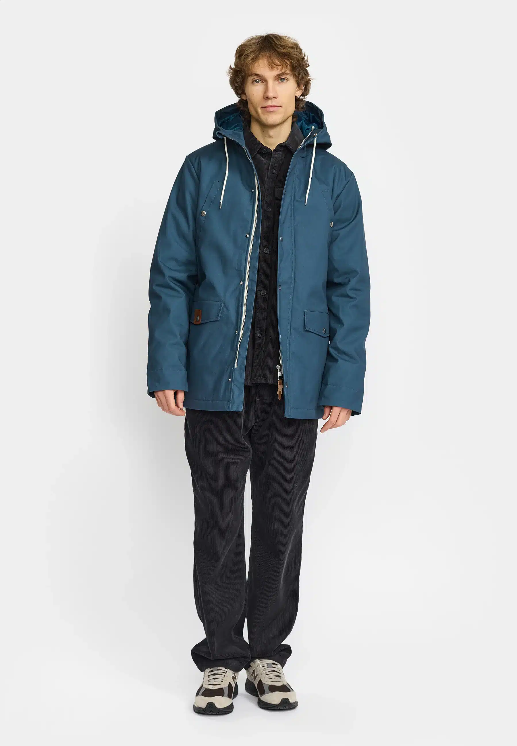 abrigo revolution 7246 dark blue - Imagen 2