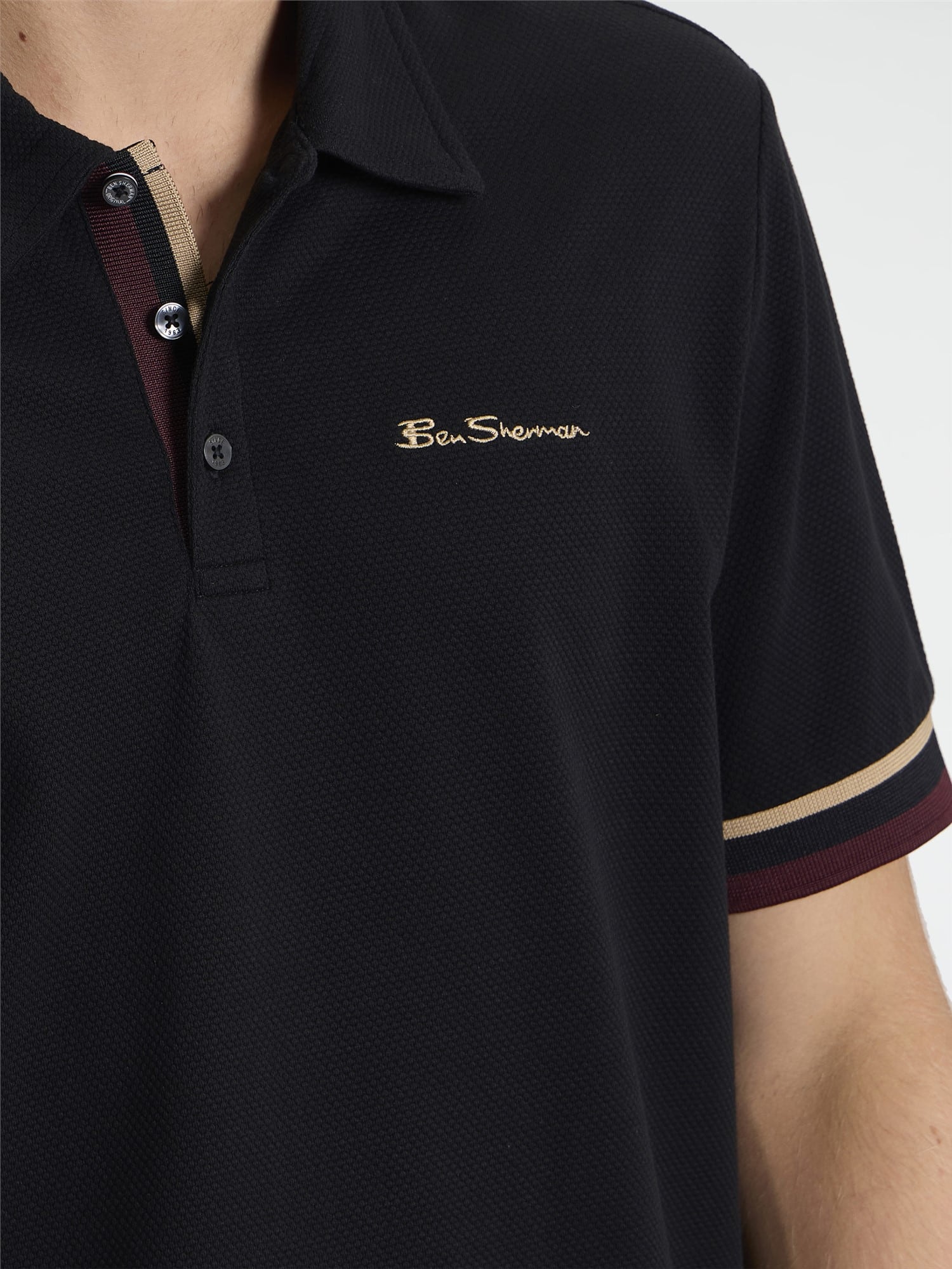 polo ben sherman cuff detail - Imagen 3