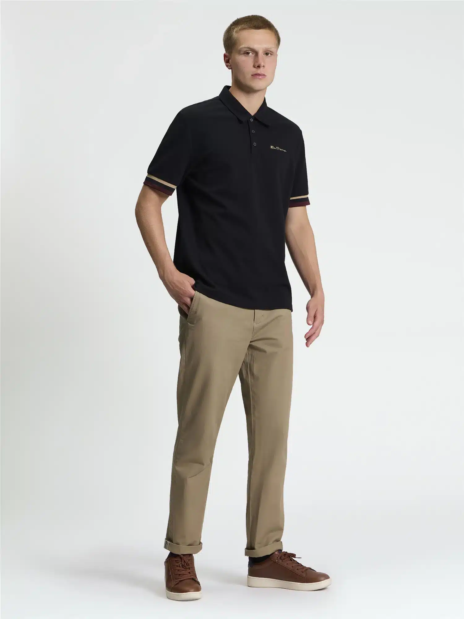 polo ben sherman cuff detail - Imagen 2